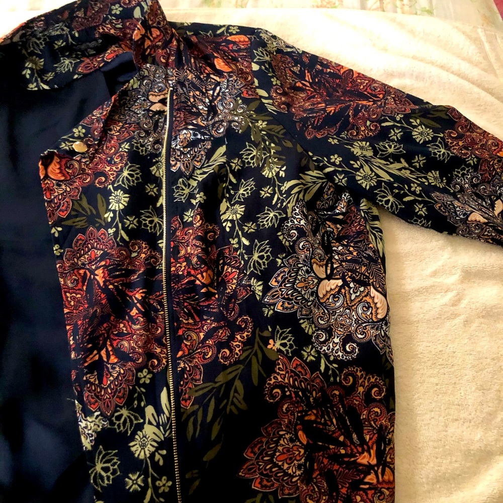 Paisley print jacket XL